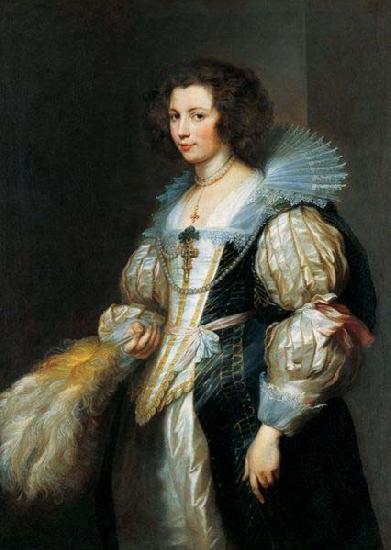 Anthony Van Dyck Marie Louise de Tassis, Antwerp 1630 oil painting picture